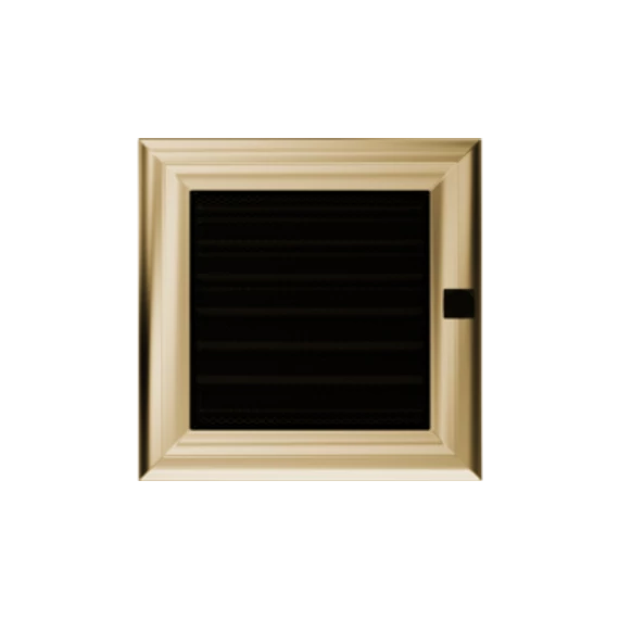 Arany színű zsalus kandalló szellőzőrács (több méretben)